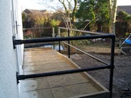 Steel Metal Handrail Little Lever Bolton 3